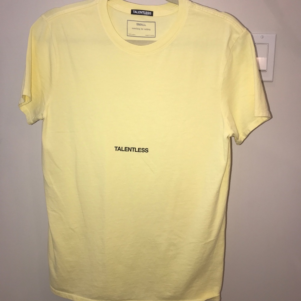 Brand new talentless shirt